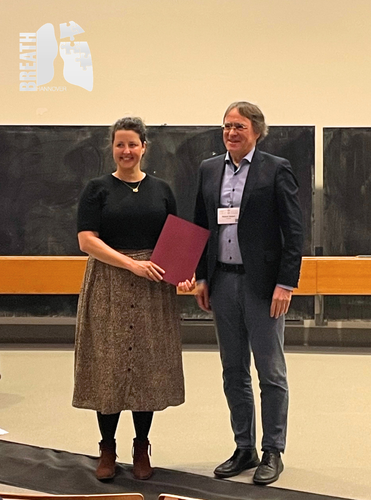 BREATH Wissenschaftlerin Dr. Carola Voss bei der Preisverleihung des Rudolf-Buchheim-Preis 2026